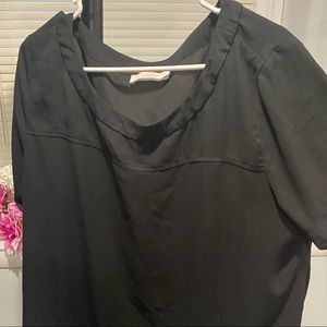 Ann Taylor loft black blouse size medium